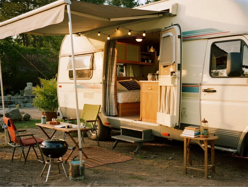 cozy caravan trip