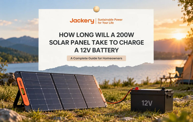 How Long Will a 200W Solar Panel Take to Charge a 12V Battery