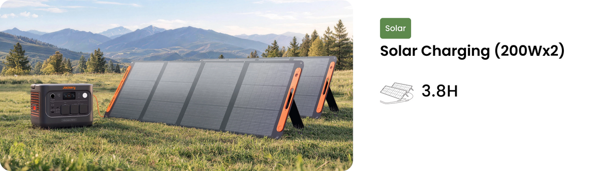 Jackery Explorer 1000 Plus v2 — способы зарядки, схема 2