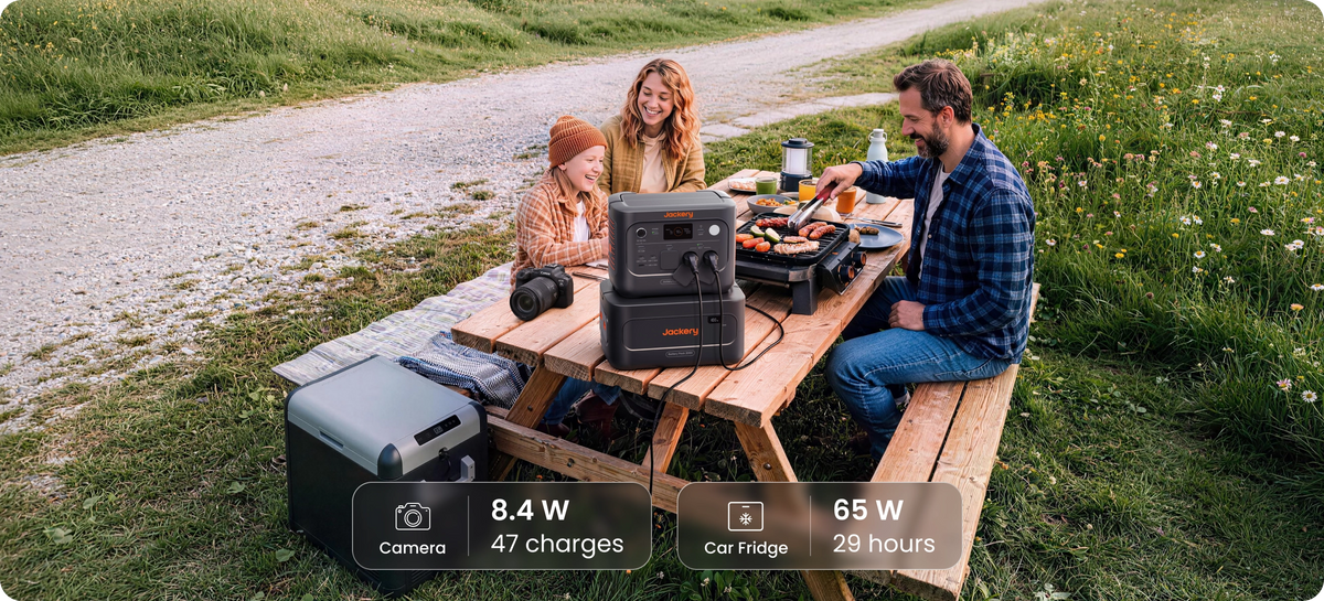 Jackery Explorer 1000 Plus v2 — Кемпинг — ноутбуки, переносная холодильная техника и освещение