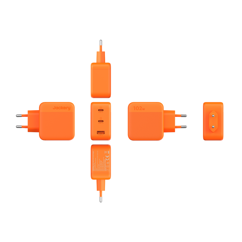 Jackery 102W GaN 3-Port Fast Charger
