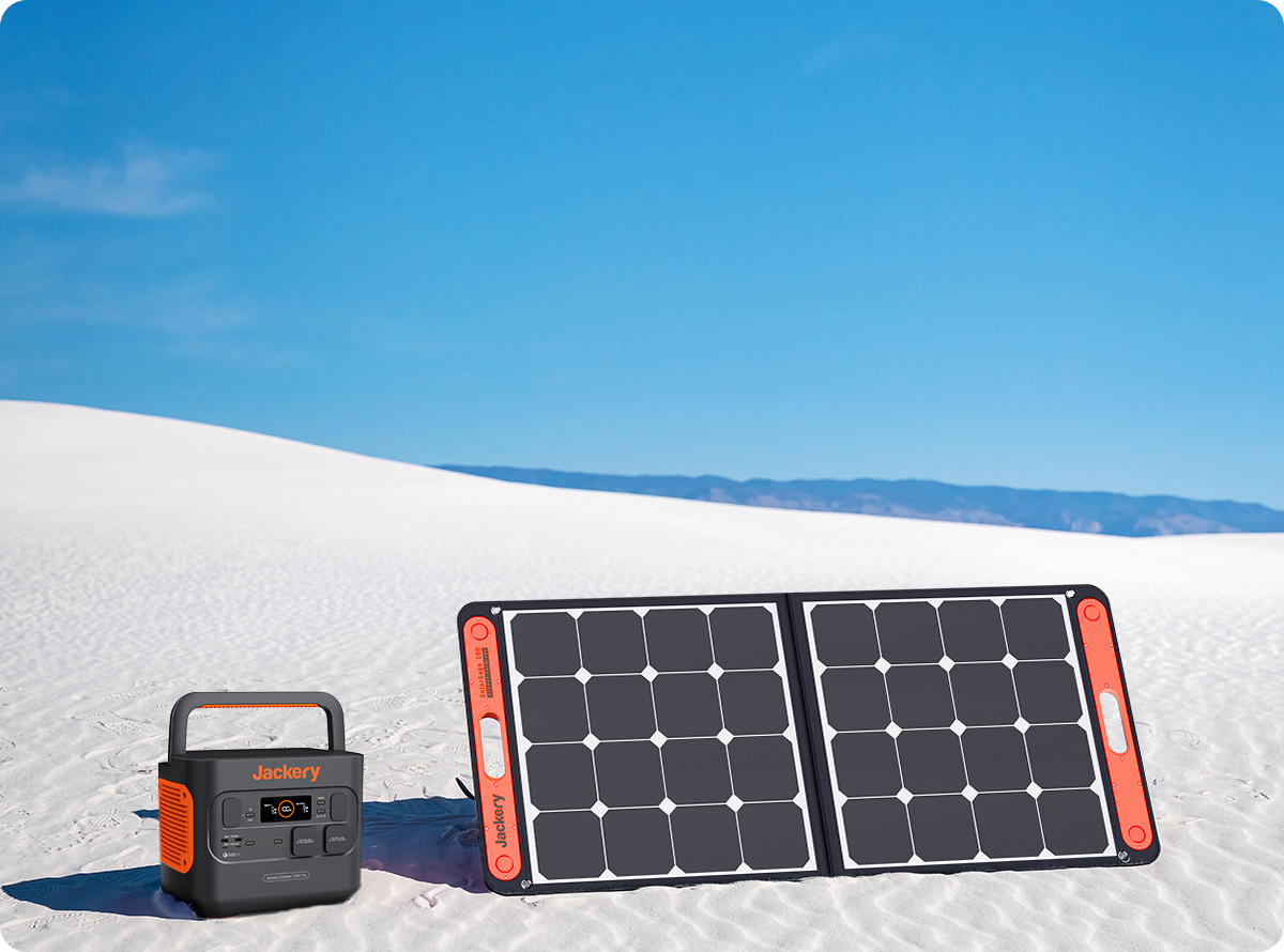 Jackery Solar Generator Quick Solar Charging