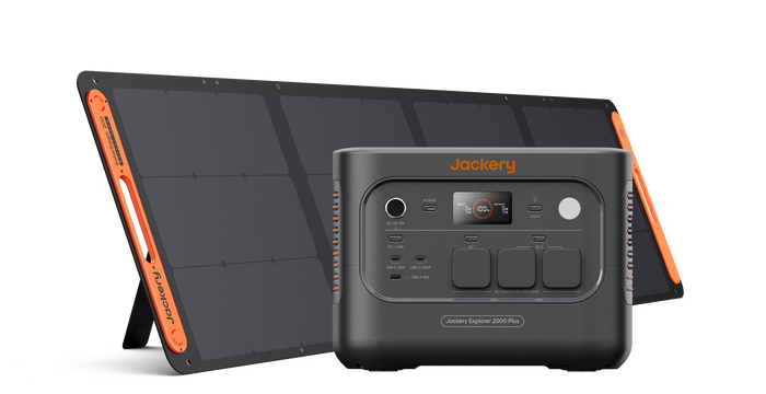 Jackery Explorer 2000 Plus v2 — Комплект с 1 × SolarSaga 200