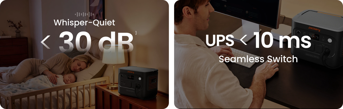 Jackery Explorer 2000 Plus v2 — Портативность, тихая работа и UPS — 2