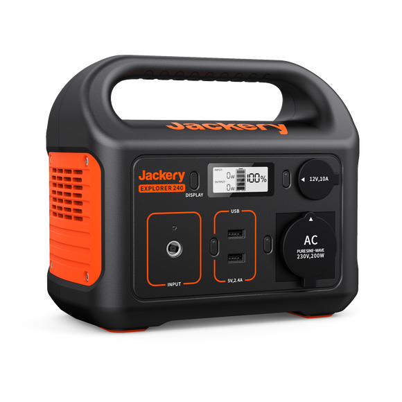 Jackery Explorer 240 Portable Power Station (Refurbished)