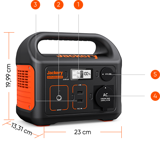 Jackery Explorer 240 Portable Power Station