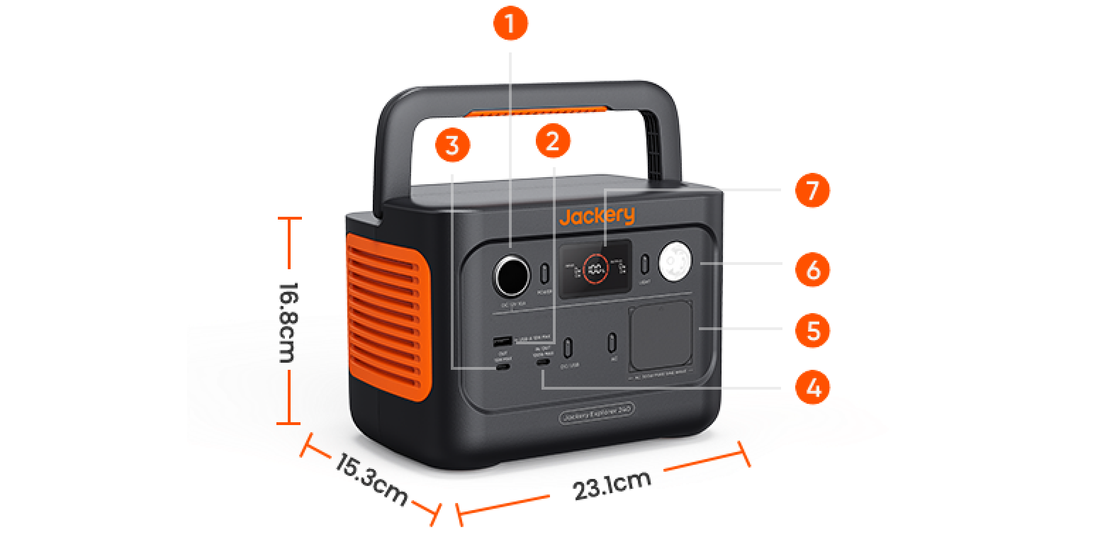 Jackery Portable Power 240 本体 Jackery Explorer 240 v2 Portable Power Station – Jackery EU
