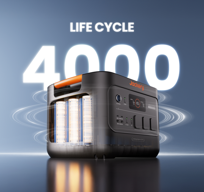 Портативна зарядна станція Jackery Explorer 3000 v2 — До 4000 циклів