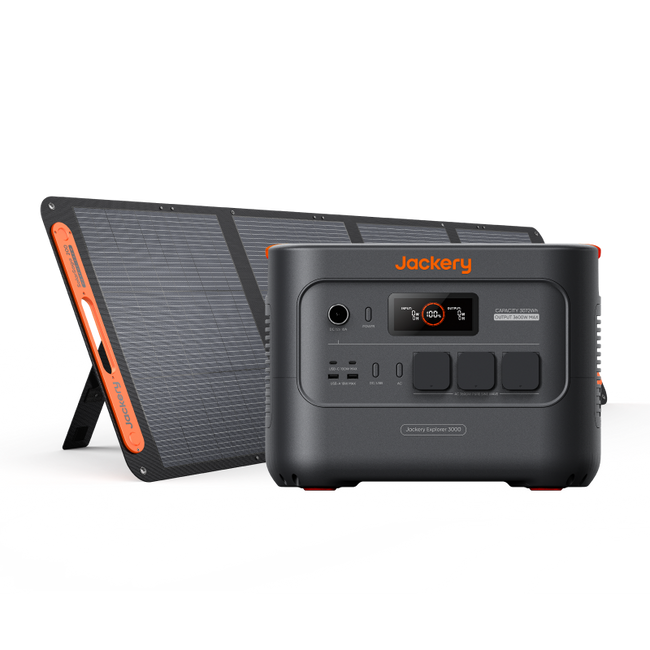 Jackery Solar Generator 3000 v2 - 3072Wh Fast Charge Off-Grid