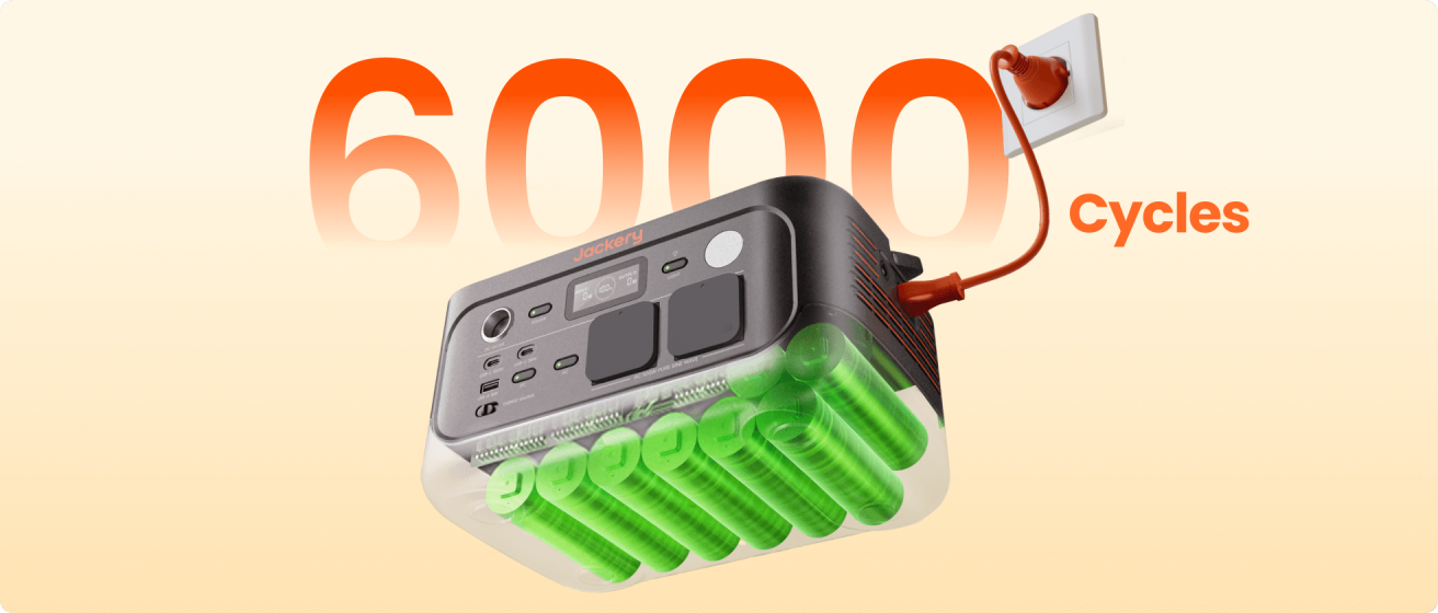 Jackery Explorer 500 v2 — LiFePO₄ із ресурсом 6000 циклів