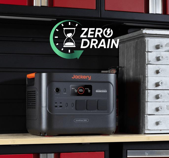 Портативна зарядна станція Jackery Explorer 3000 v2 — Низький саморозряд