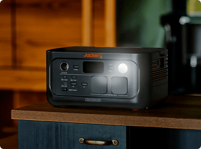Jackery Explorer 500 v2 — Дворежимний LED-ліхтар